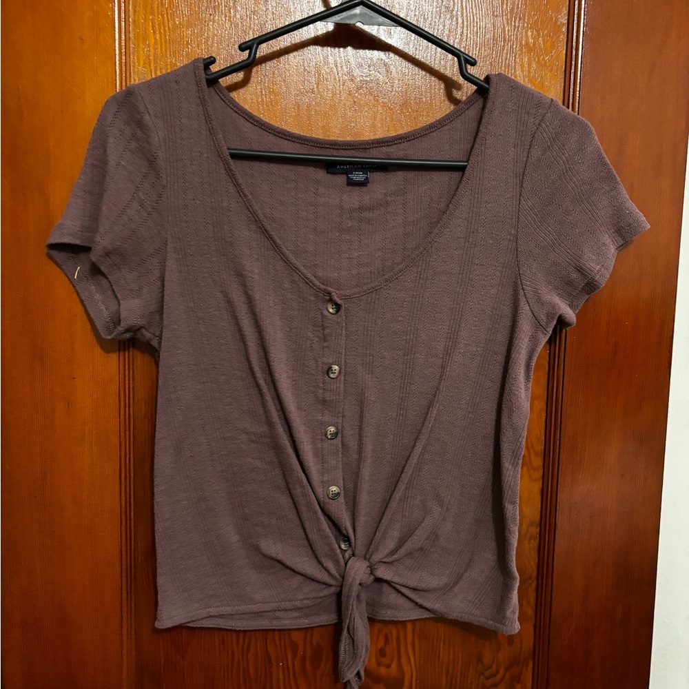 American Eagle Purple Shirt - Small